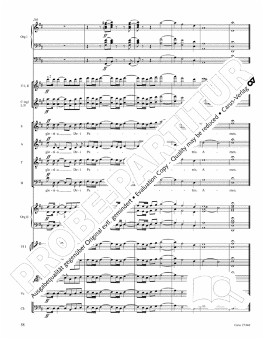 Messe a quatre voix 4-Part scores gallery preview page 69