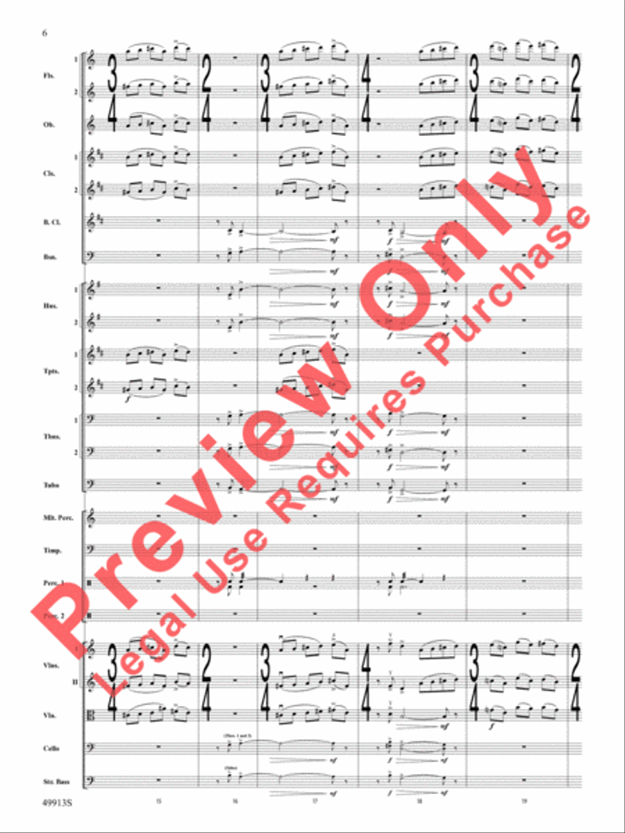 Fantastic Beasts -- The Secrets of Dumbledore Full Orchestra scores gallery preview page 7