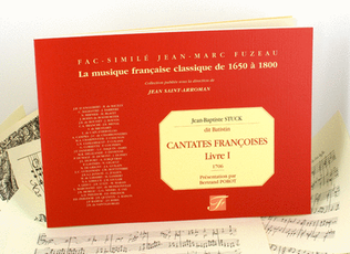 Book cover for French cantatas for solo voice with symphonies. Book I
