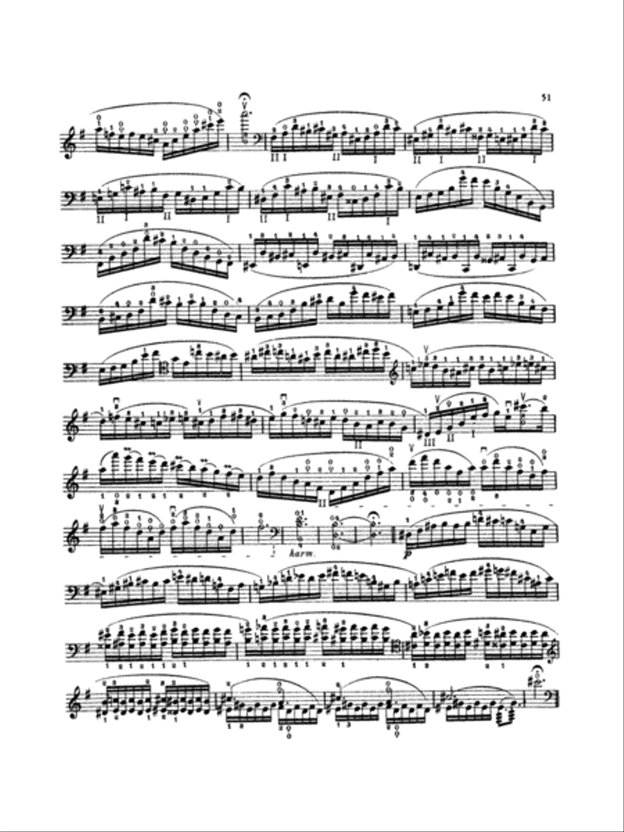 Popper: High School of Cello Playing, Op. 73 (40 Etudes) Part scores gallery preview page 2