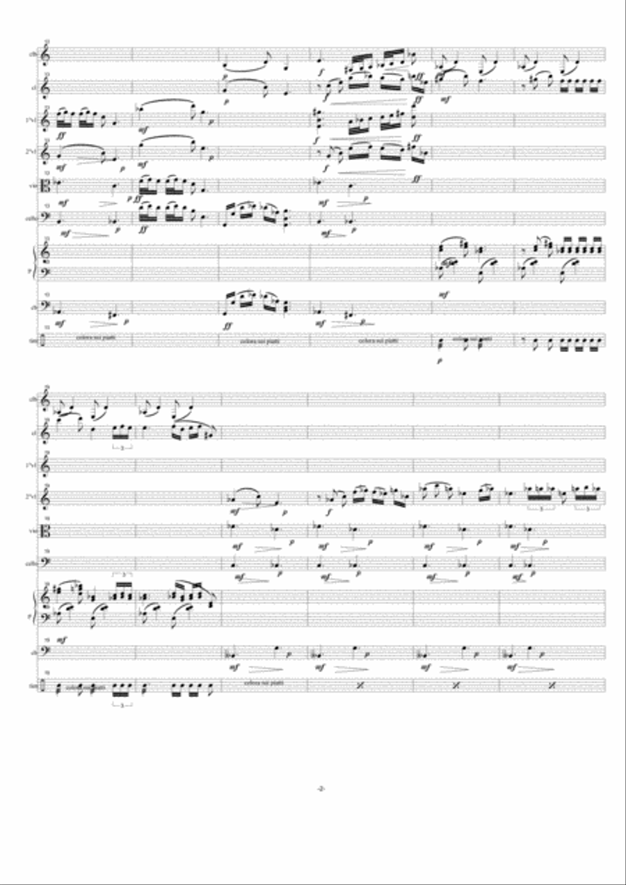Histoire d'un Sicilian a Pàris Chamber Orchestra scores gallery preview page 2