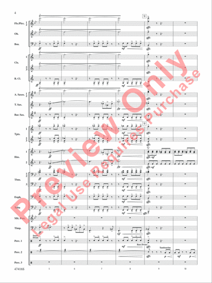 Rogue River Concert Band scores gallery preview page 5