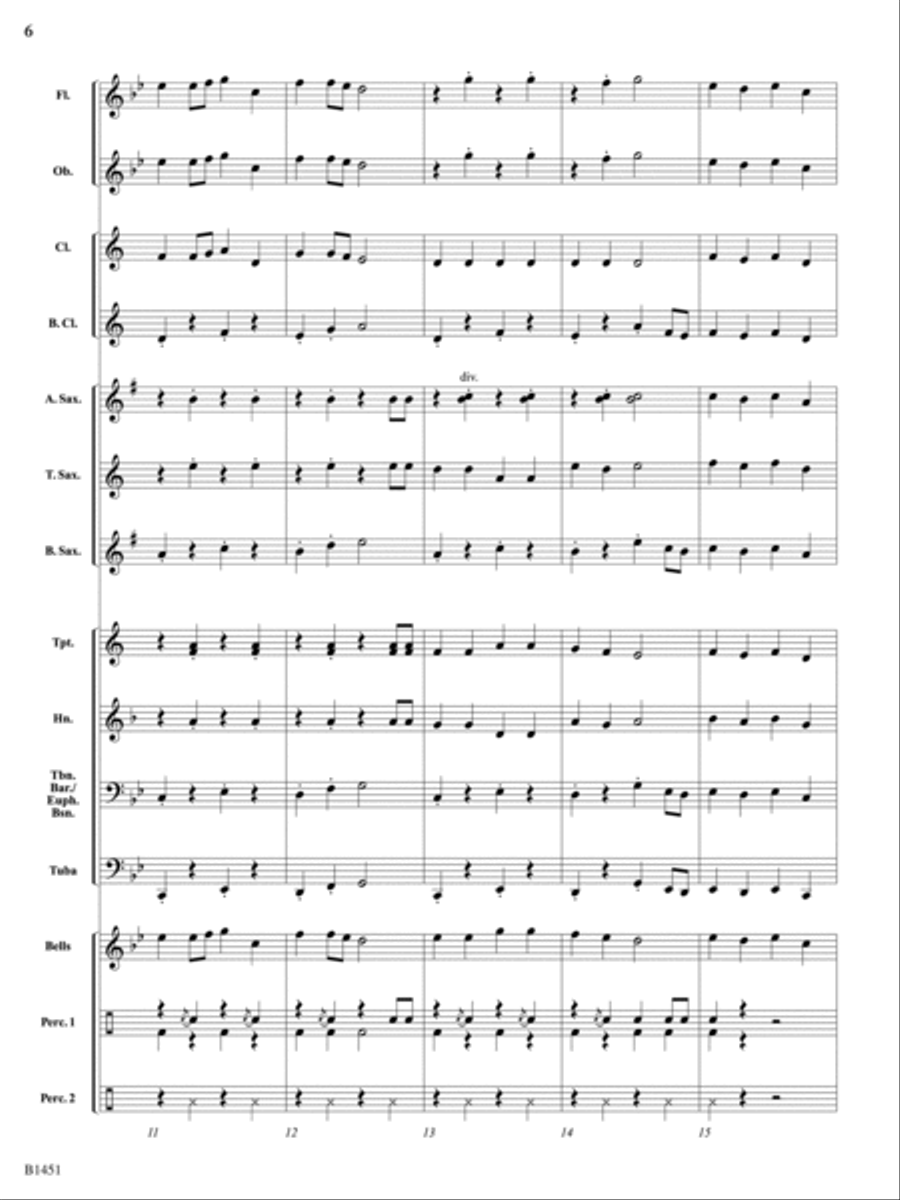 Creatures in the Attic: Score Concert Band scores gallery preview page 6