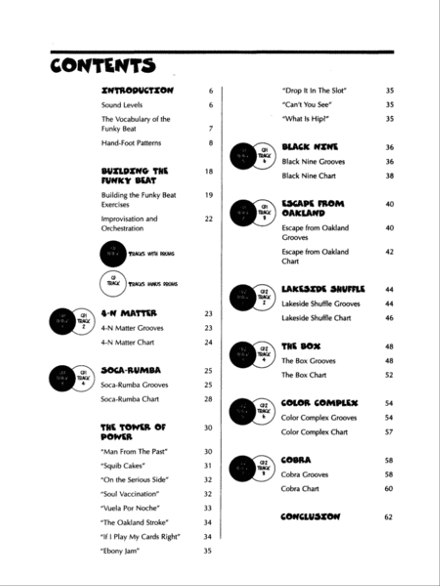 Funky Beat Play Along 2 Cds Included Drum Set scores gallery preview page 4