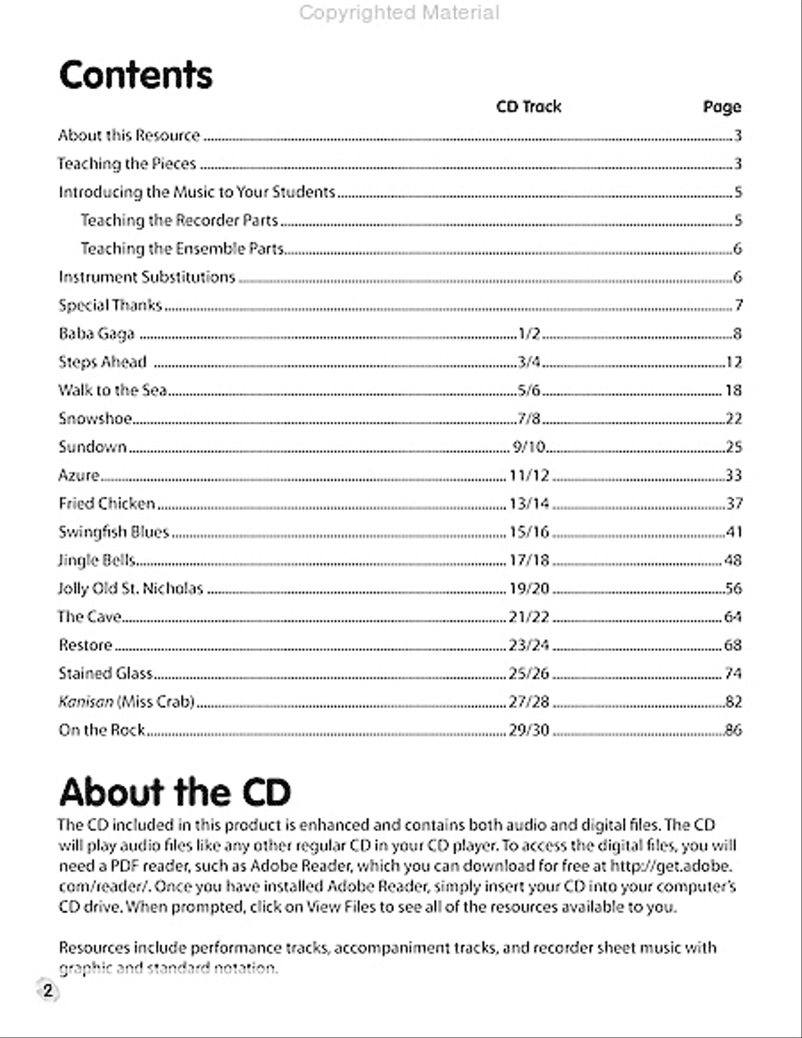 From BAGs to Riches Recorder scores gallery preview page 2