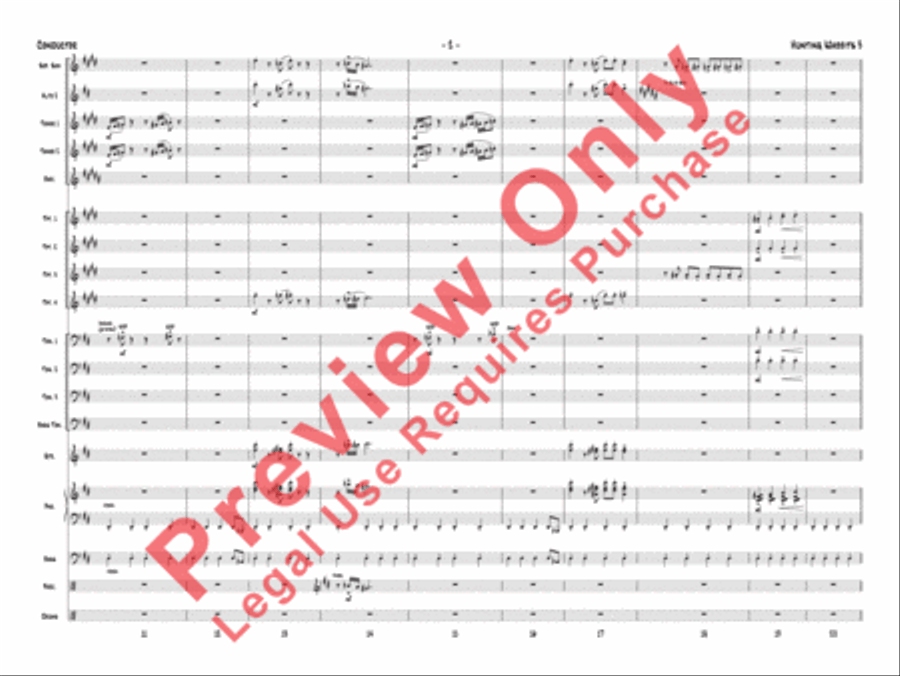 Hunting Wabbits 3 (Get Off My Lawn) Jazz Ensemble scores gallery preview page 5
