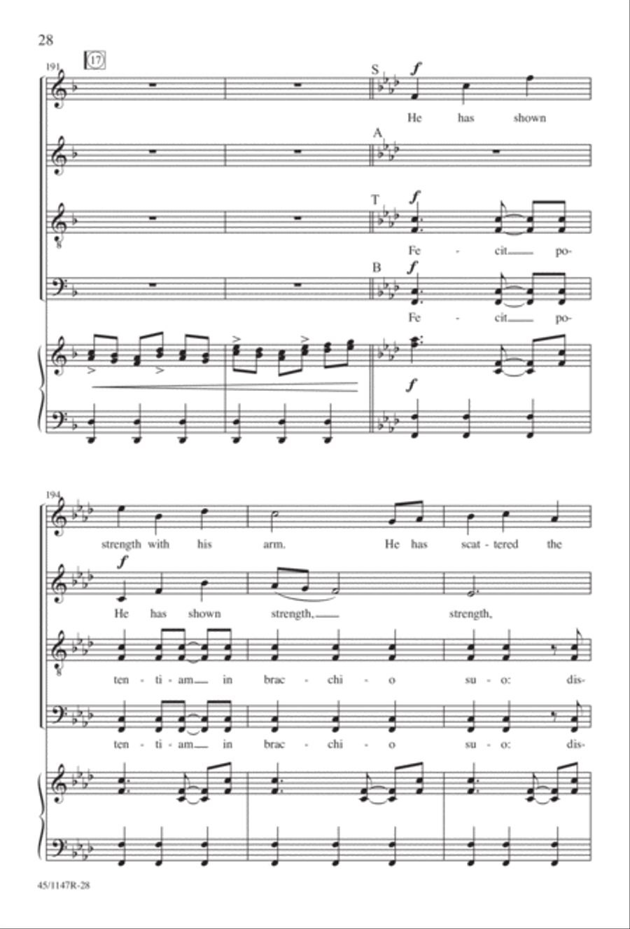 Magnificat Magnificat Divisi scores gallery preview page 29