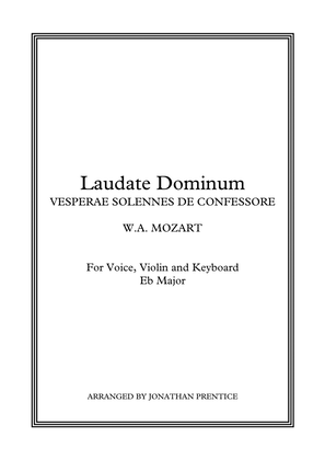 Book cover for Laudate Dominum - Vesperae solennes de confessore (Eb Major)