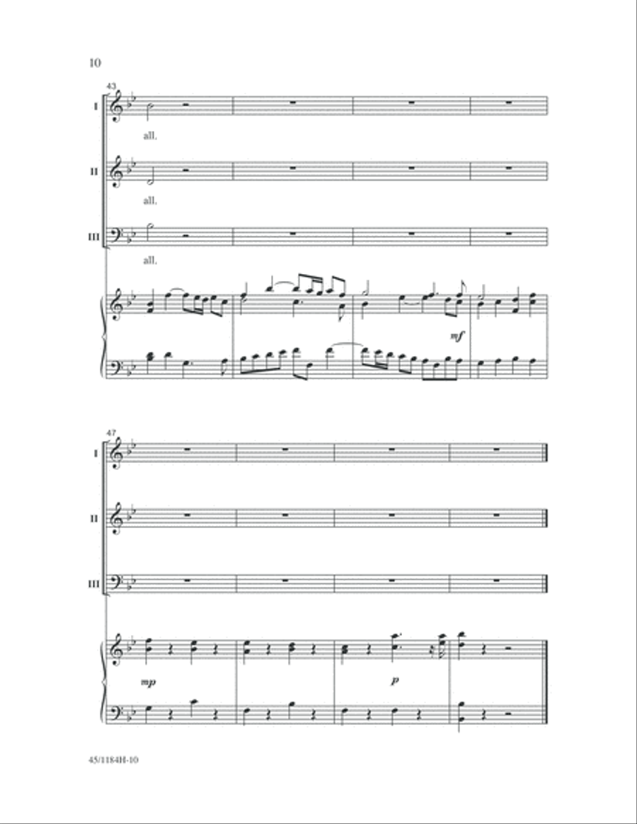 Messiah 3-Part scores gallery preview page 10