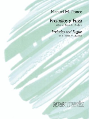 Book cover for Prelude and Fugue on a Theme by Bach