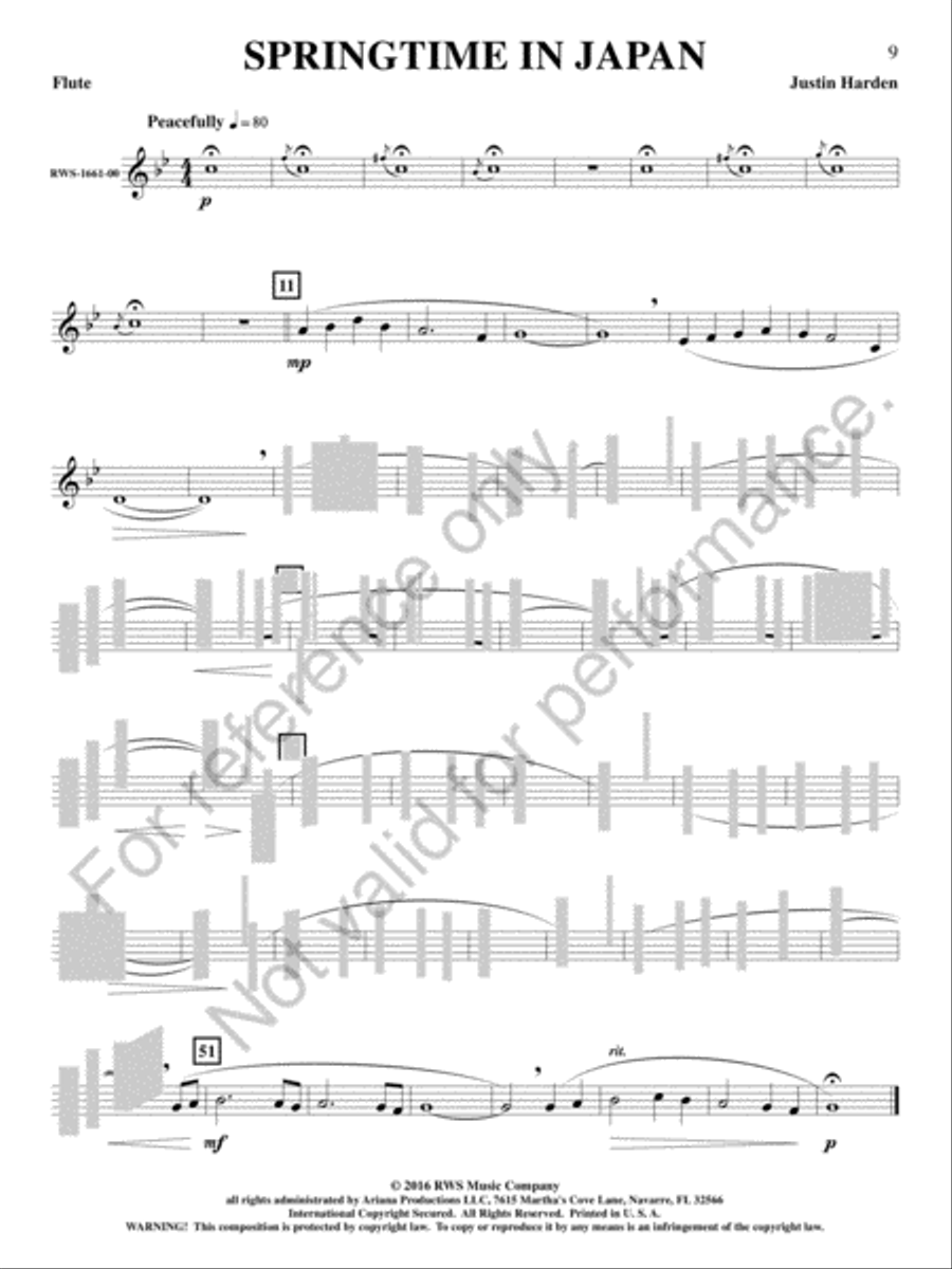 Solos Around the World Solos Around the World Flute Solo scores gallery preview page 10