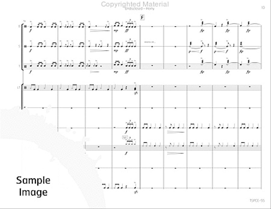 Undisclosed Undisclosed Percussion Ensemble scores gallery preview page 14