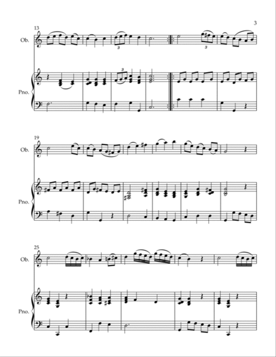 Menuetto Piano scores gallery preview page 3