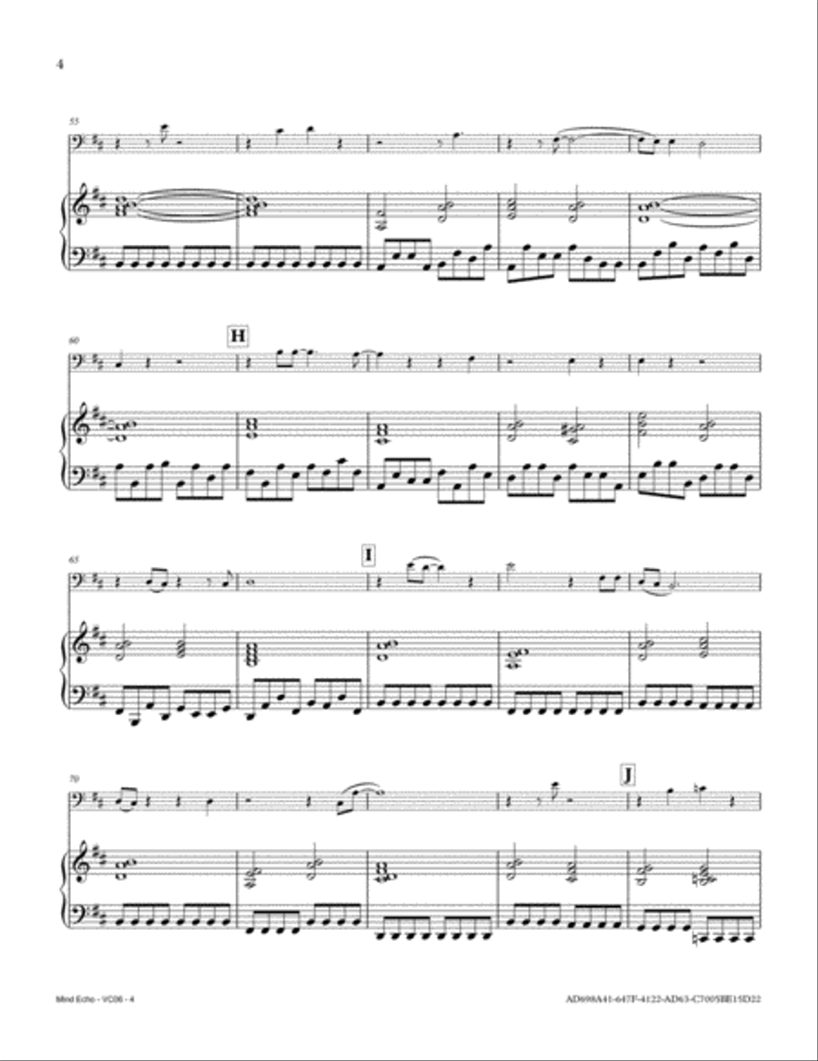 Mind Echo Mind Echo Piano scores gallery preview page 4