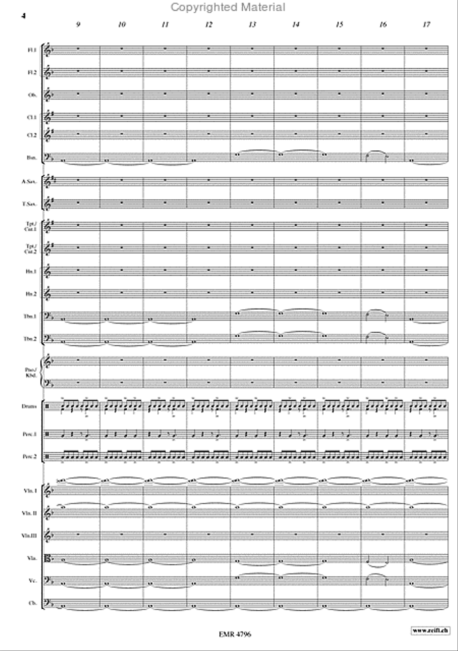 The Last Of The Mohicans Orchestra scores gallery preview page 4