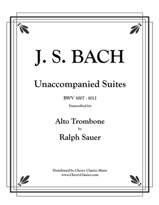 Book cover for Unaccompanied Suites for Alto Trombone