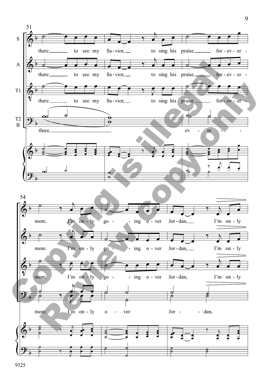 The Wayfaring Stranger The Wayfaring Stranger SATTB scores gallery preview page 9