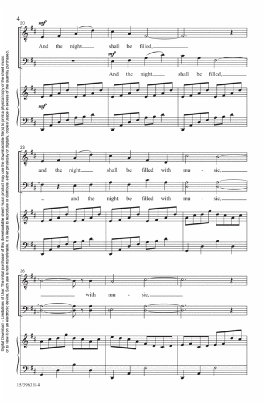 And the Night Shall Be Filled With Music TTB scores gallery preview page 4