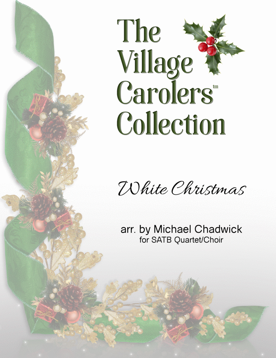 White Christmas 4-Part scores gallery preview page 1