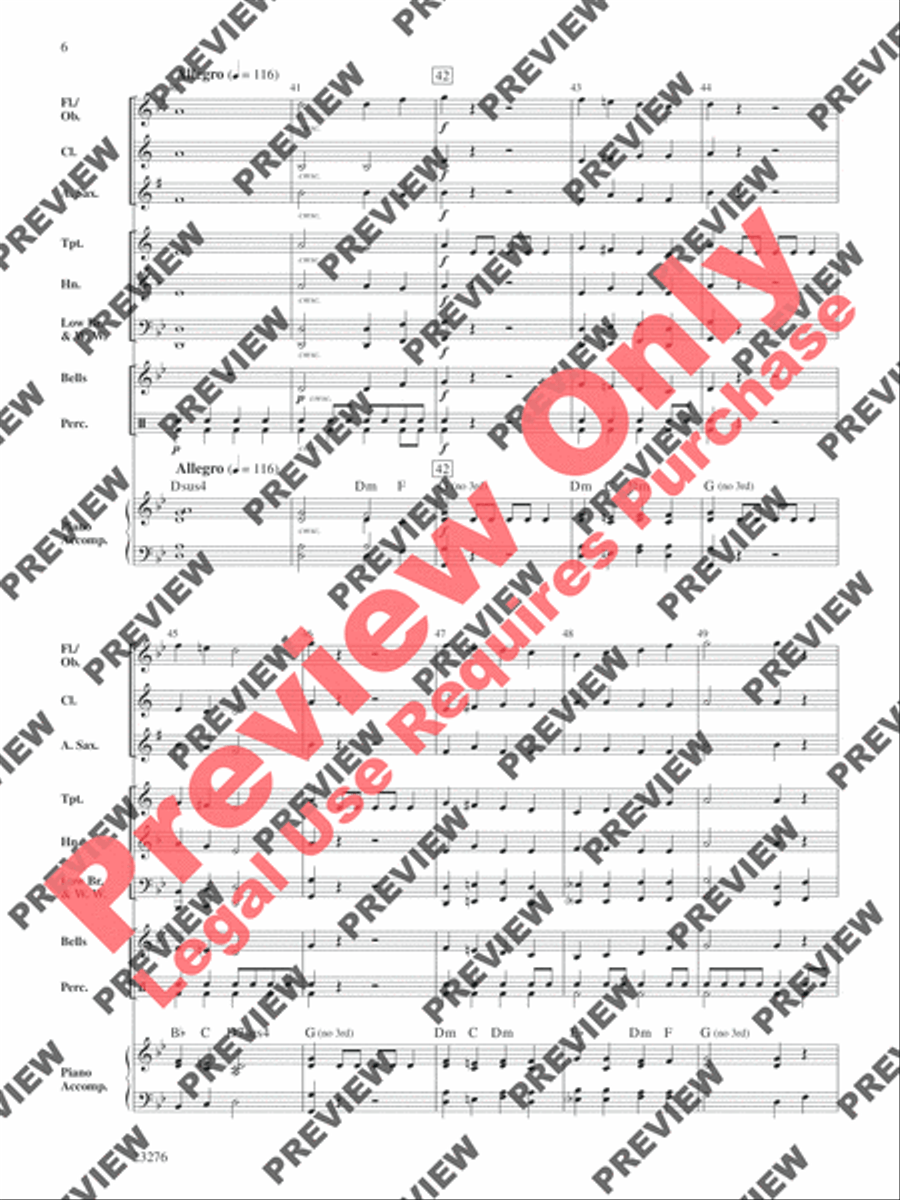 Festival of the Gladiators Concert Band scores gallery preview page 7