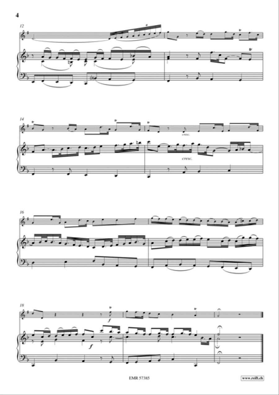 Sonata No. 3 Tenor Saxophone scores gallery preview page 5