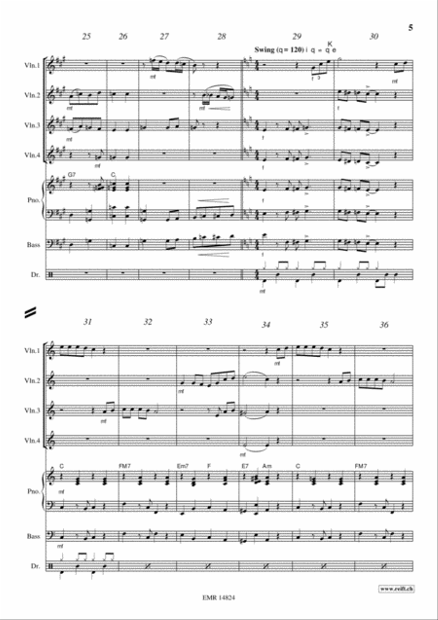 Yankee Doodle Violin scores gallery preview page 5
