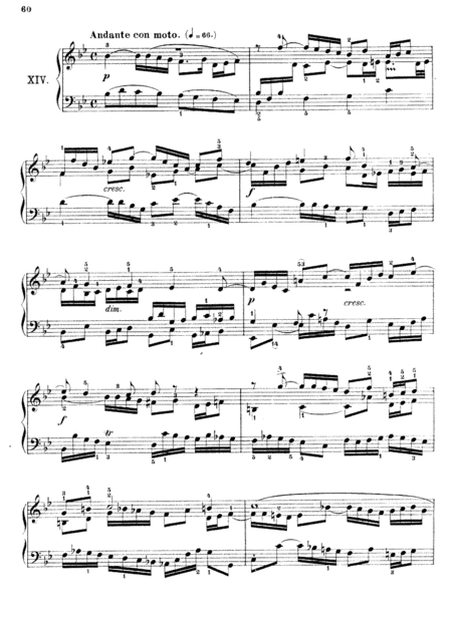 J.S Bach-Sinfonia 14 in B flat major BWV 800(Original Version) image number null