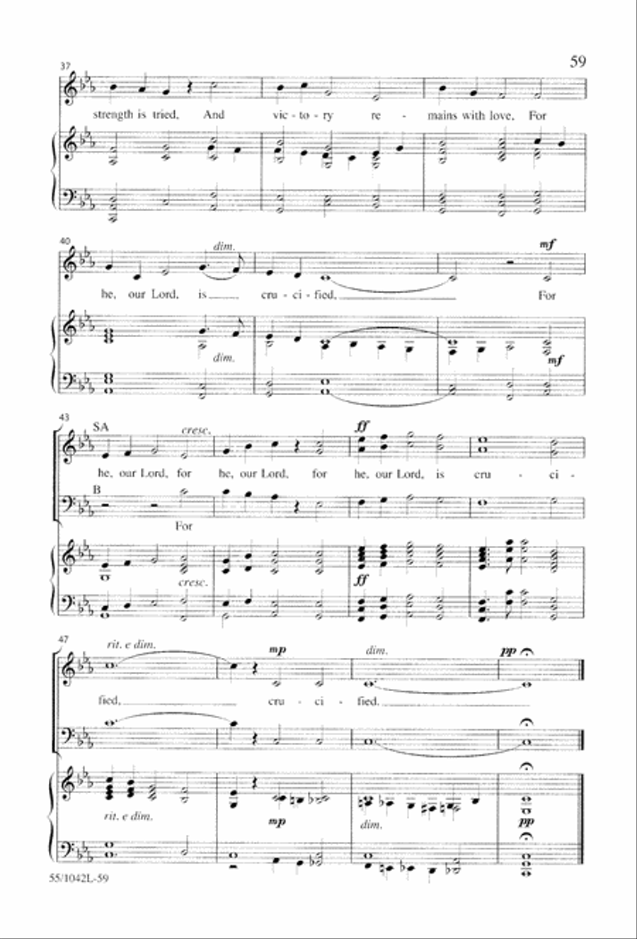 No Greater Love 3-Part scores gallery preview page 61