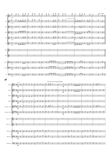 Charpentier: Noëls sur les instruments (Christmas Carols) H 534 (Complete) - symphonic wind dectet image number null