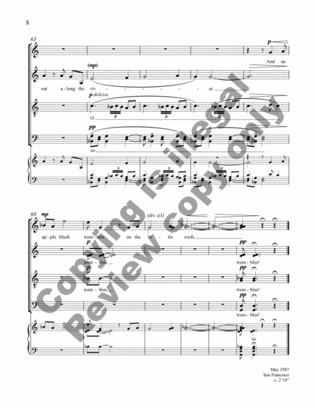 Landscapes and Silly Songs (Complete Choral Score)
