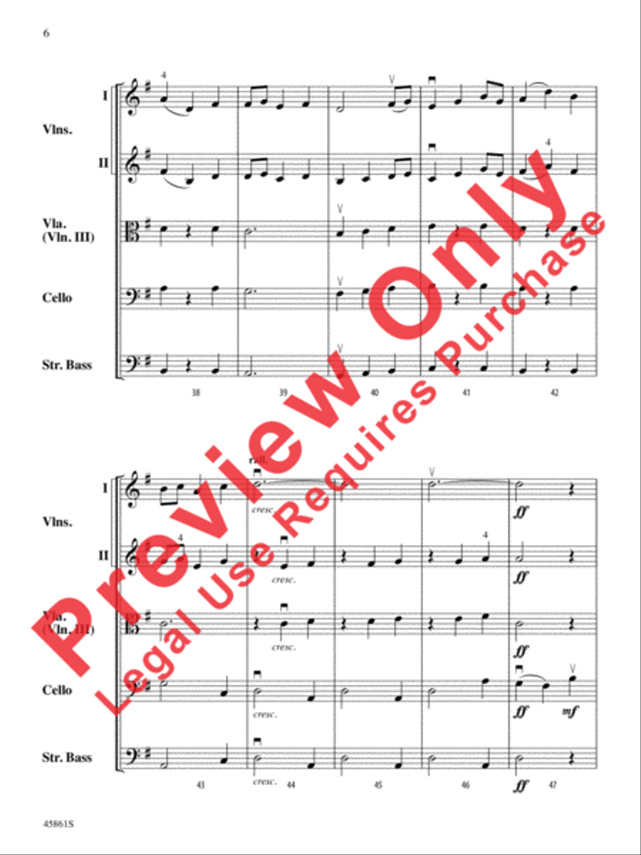 Beauteous Spirit Beauteous Spirit String Orchestra scores gallery preview page 6
