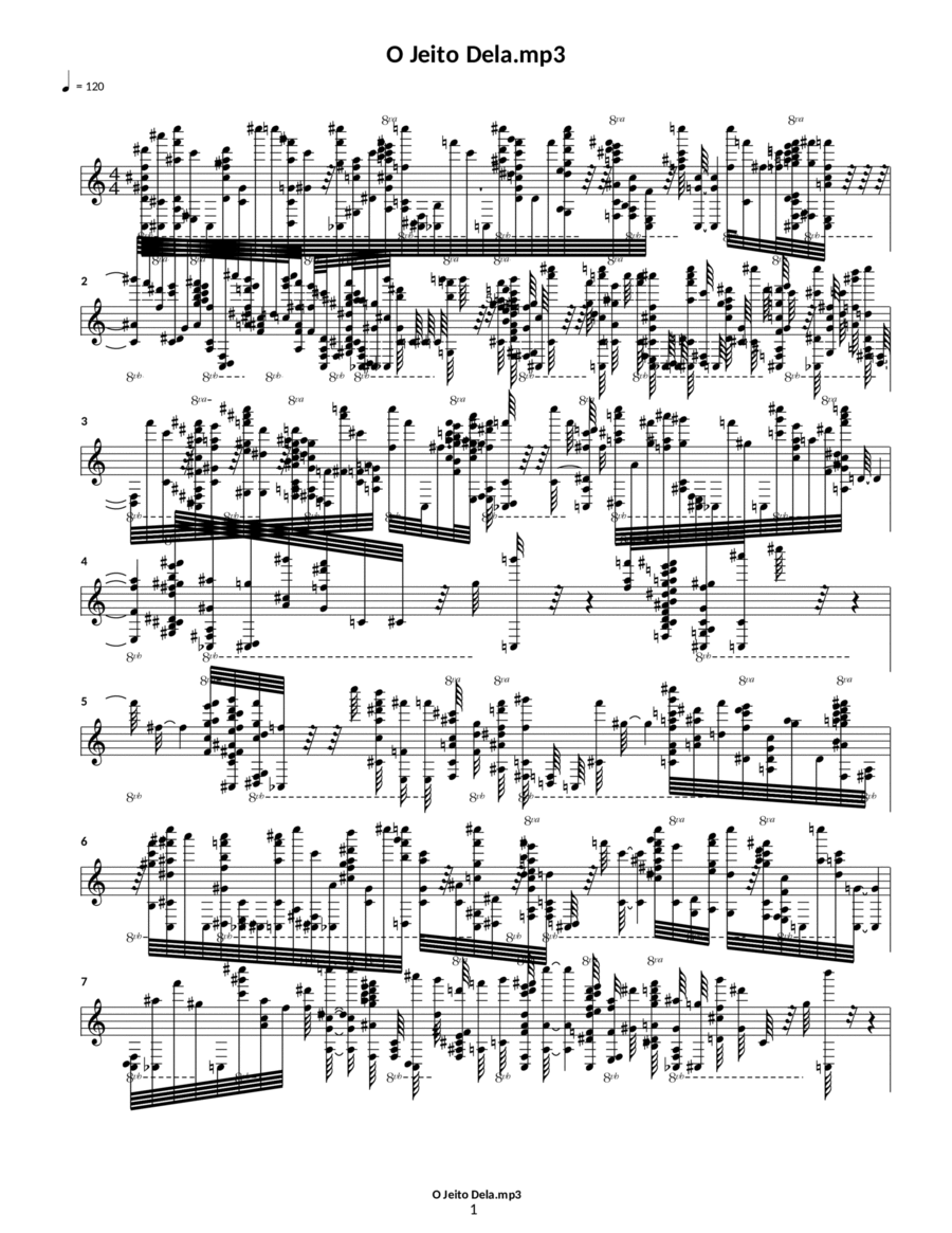 O Jeito Dela Small Ensemble scores gallery preview page 1