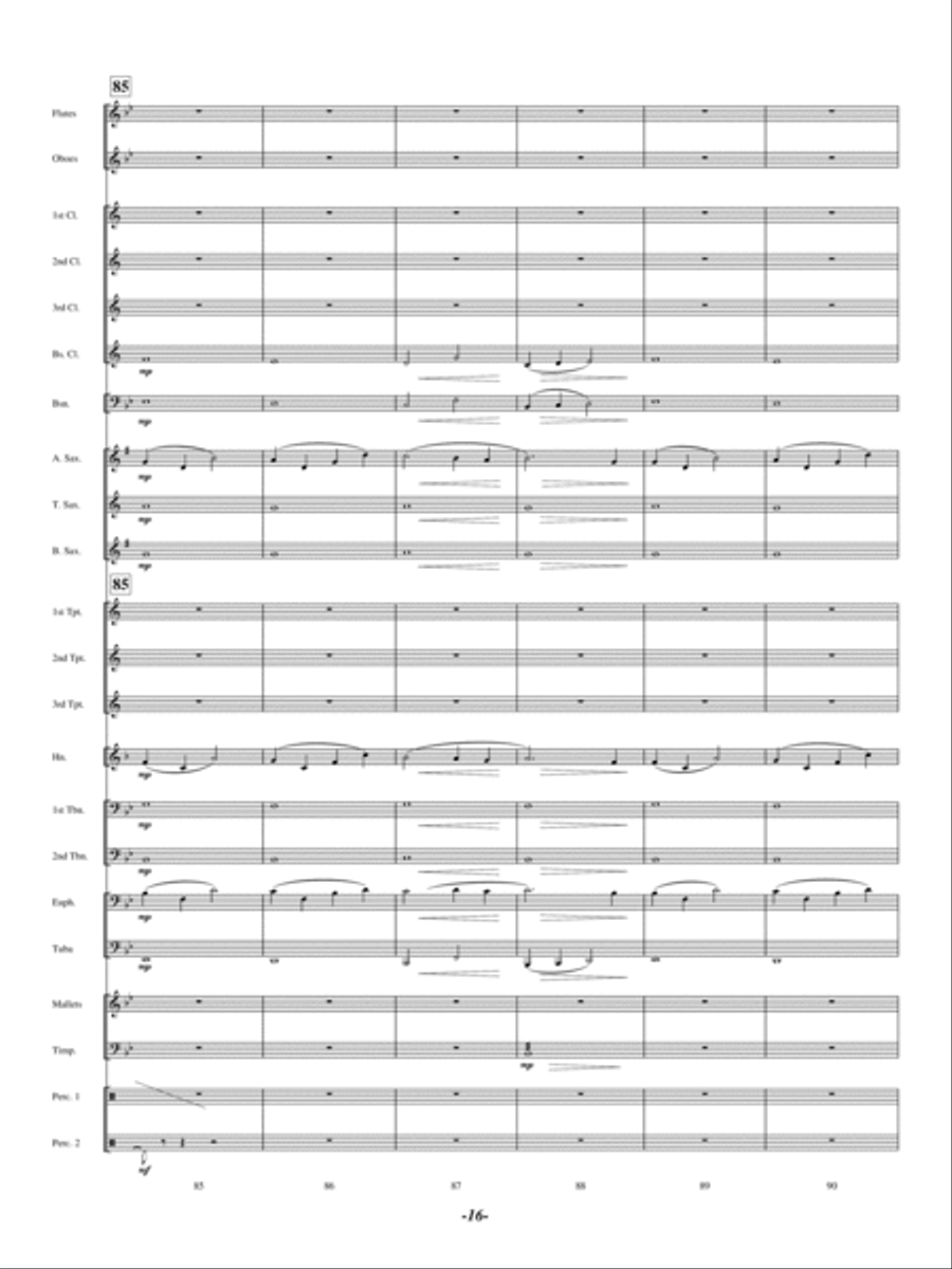North Bay Vistas Concert Band scores gallery preview page 15