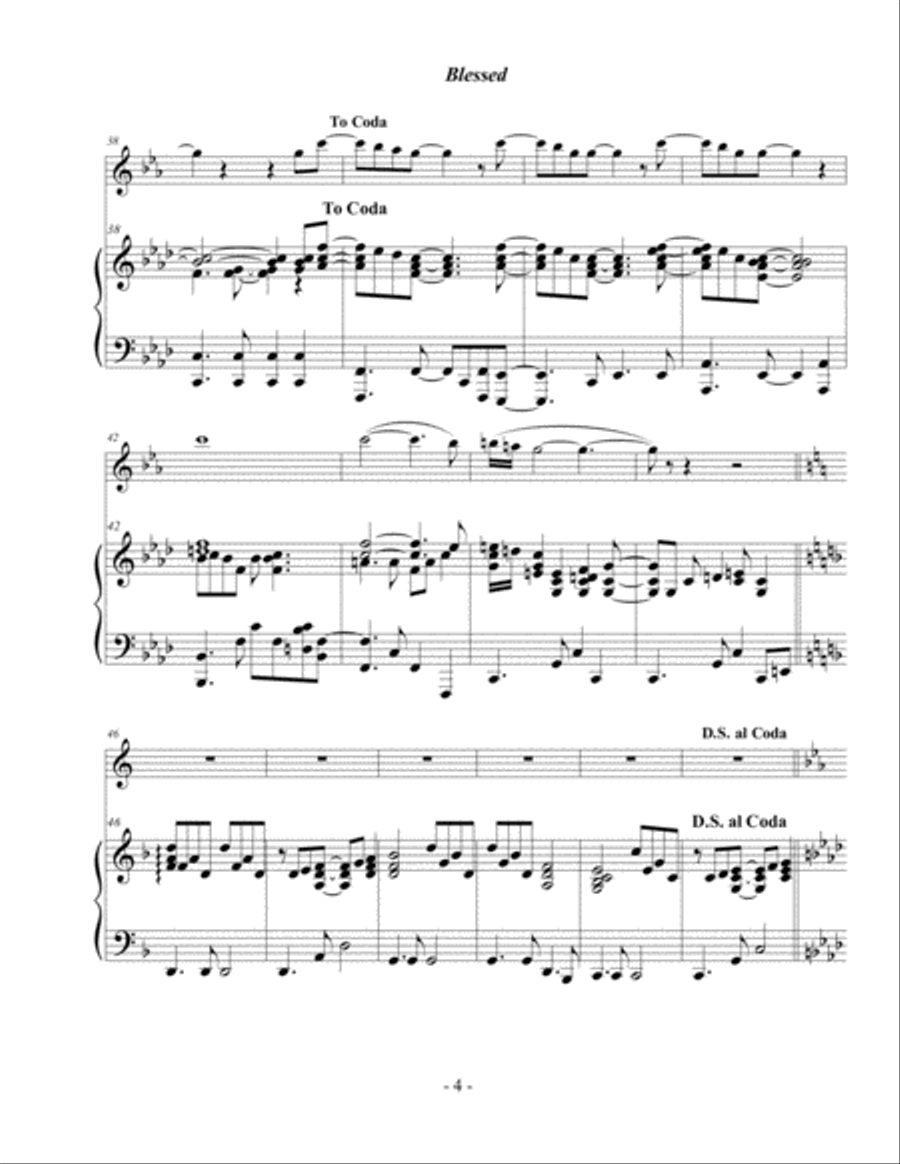 Blessed English Horn scores gallery preview page 4