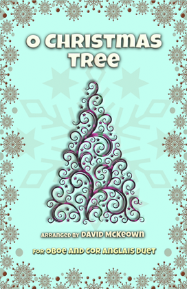 O Christmas Tree, (O Tannenbaum), Jazz style, for Oboe and Cor Anglais Duet