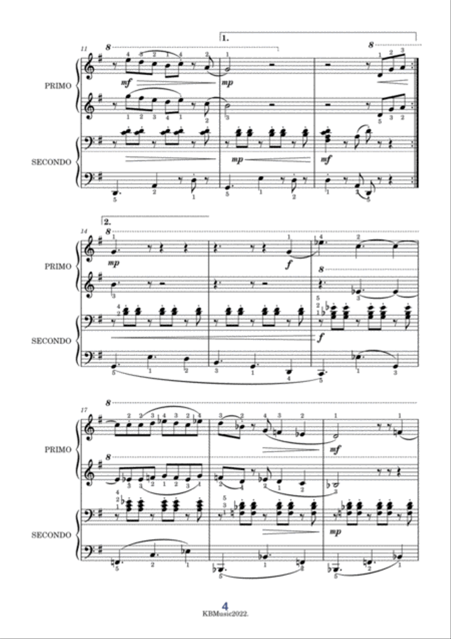 Carnival Dance Set of Parts scores gallery preview page 4