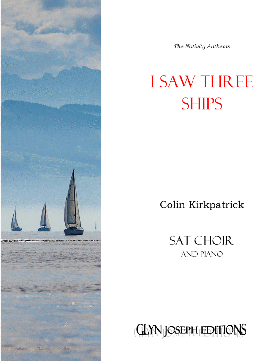 I Saw Three Ships (SAT choir and piano) image number null