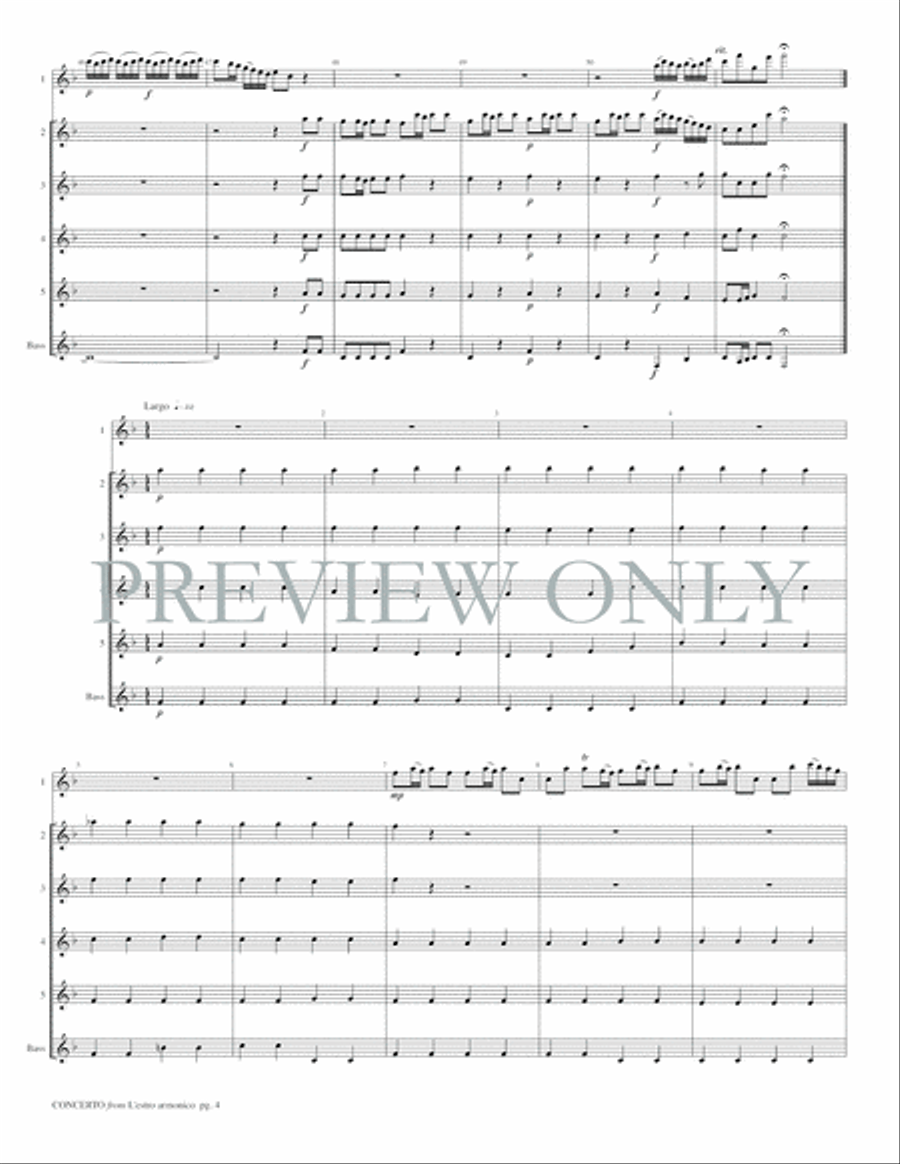 Concerto Small Ensemble scores gallery preview page 6