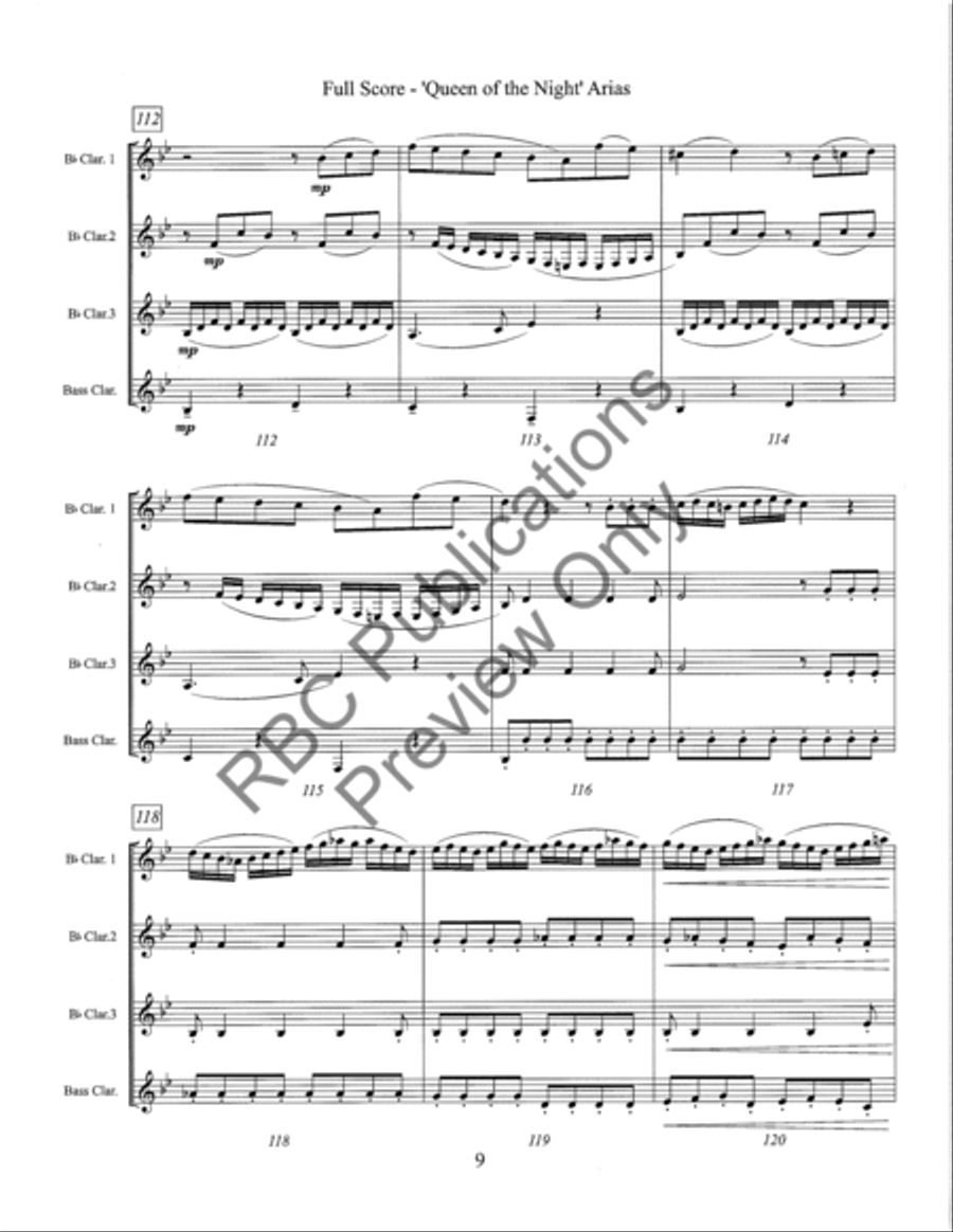 The Queen Of The Night Arias Voice Solo scores gallery preview page 11