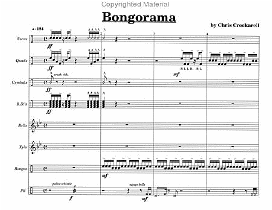 Bongorama Percussion Ensemble scores gallery preview page 3