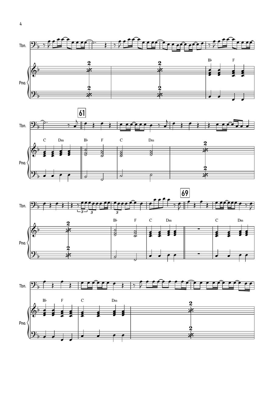 Anti-hero Piano scores gallery preview page 4