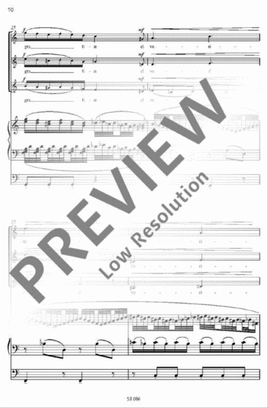 Verbum caro factum est SSA scores gallery preview page 7