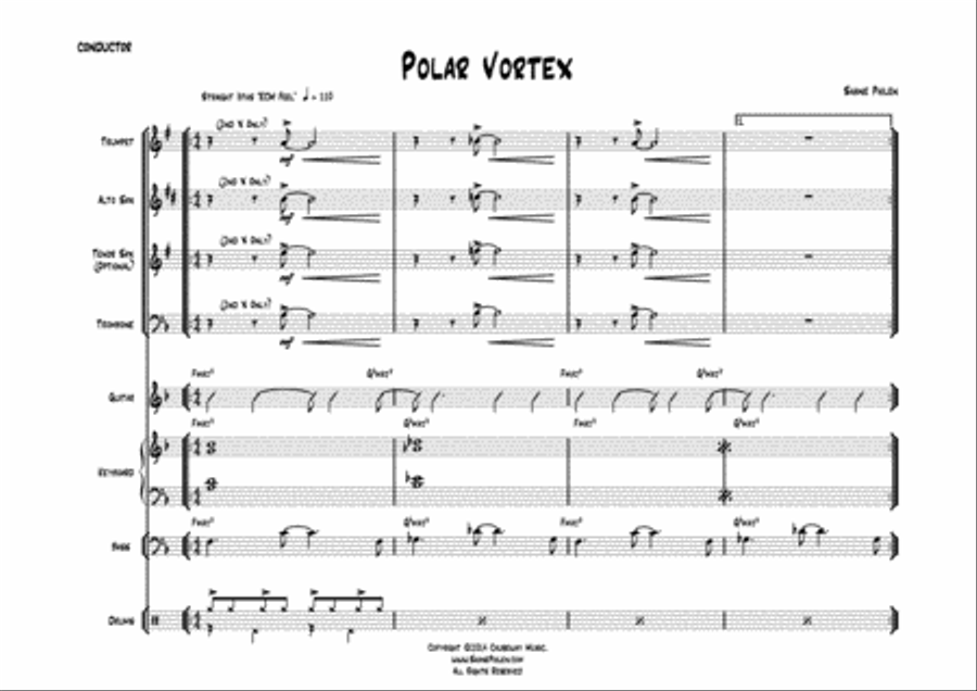 Polar Vortex Jazz Ensemble scores gallery preview page 1