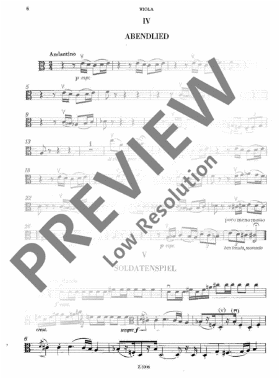 Heitere Suite Viola scores gallery preview page 7