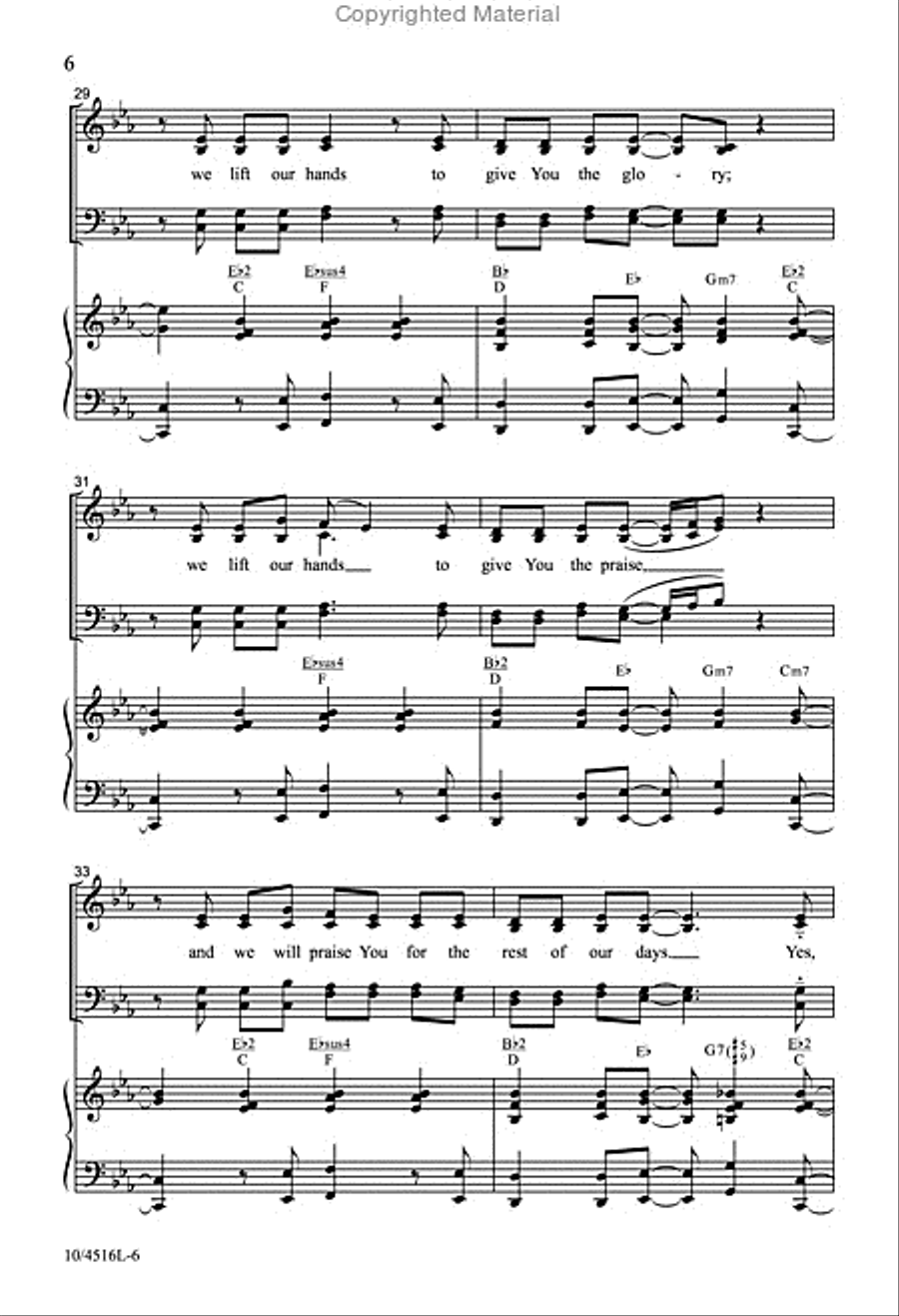 In the Sanctuary In the Sanctuary 4-Part scores gallery preview page 6