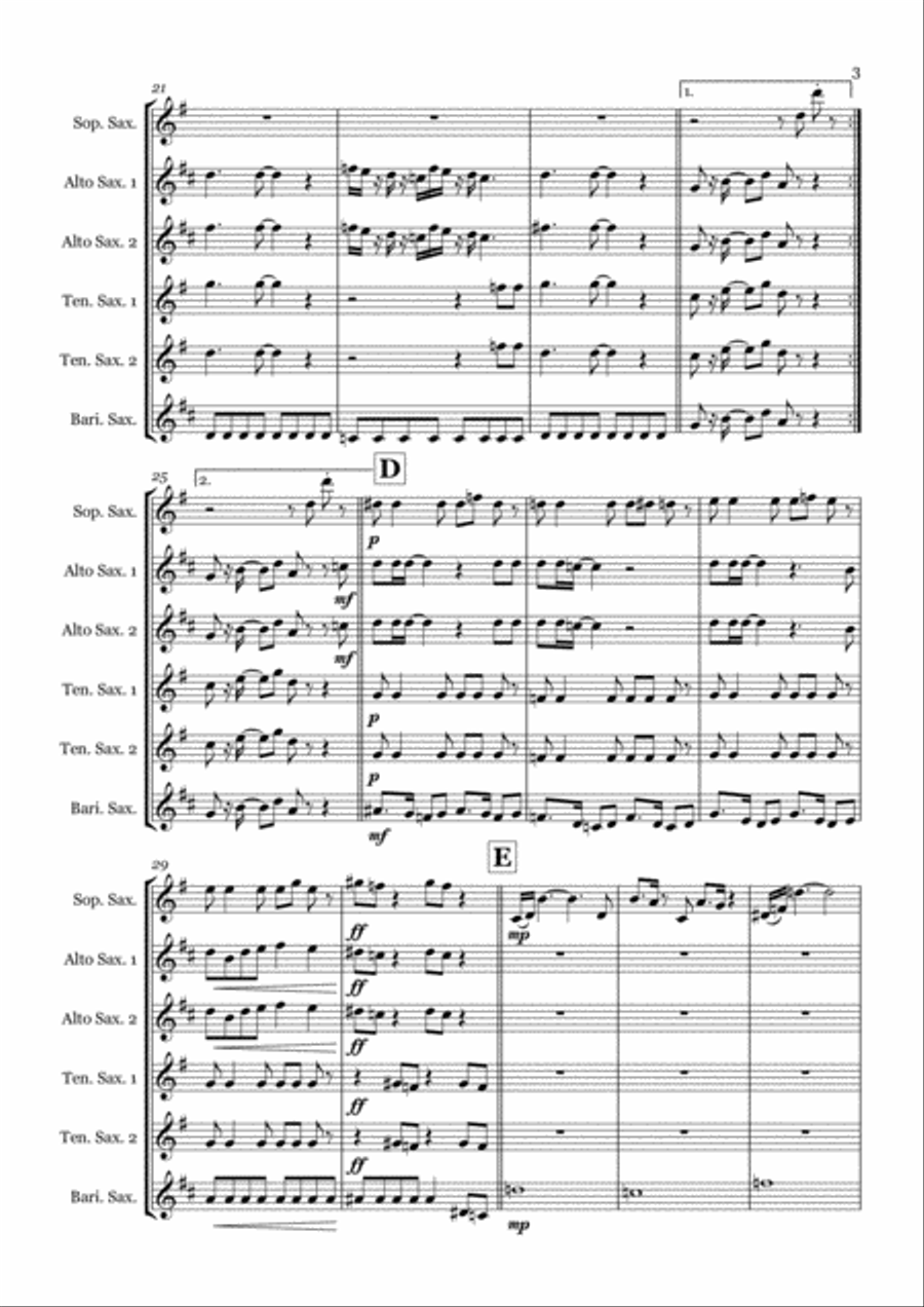 Soul Man Soul Man Woodwind Ensemble scores gallery preview page 3