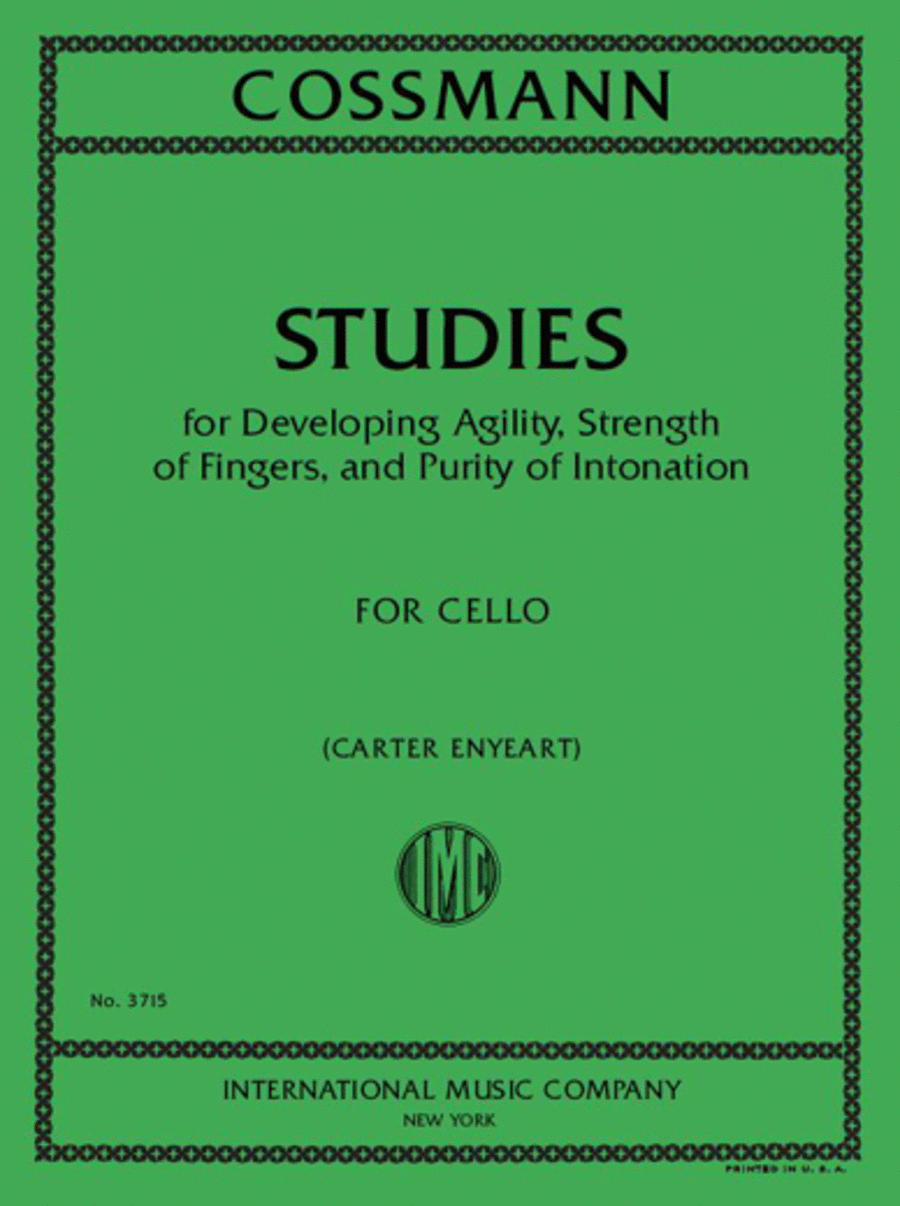 Studies for Developing Agility, Strength of Fingers, and Purity of Intonation