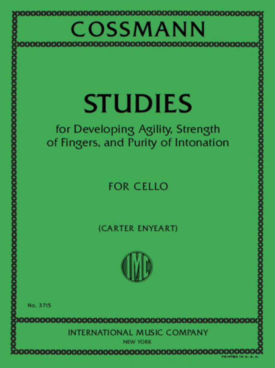 Studies For Developing Agility, Strength Of Fingers,And Purity Of Intonation