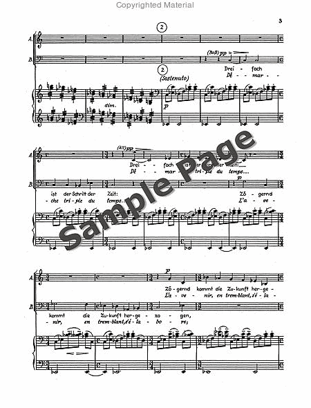Cantata 6 Vocal Score