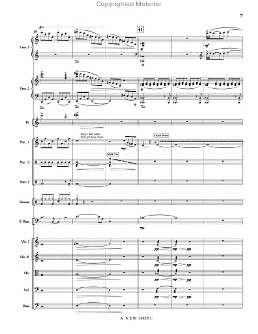 A New Hope A New Hope Piano scores gallery preview page 8